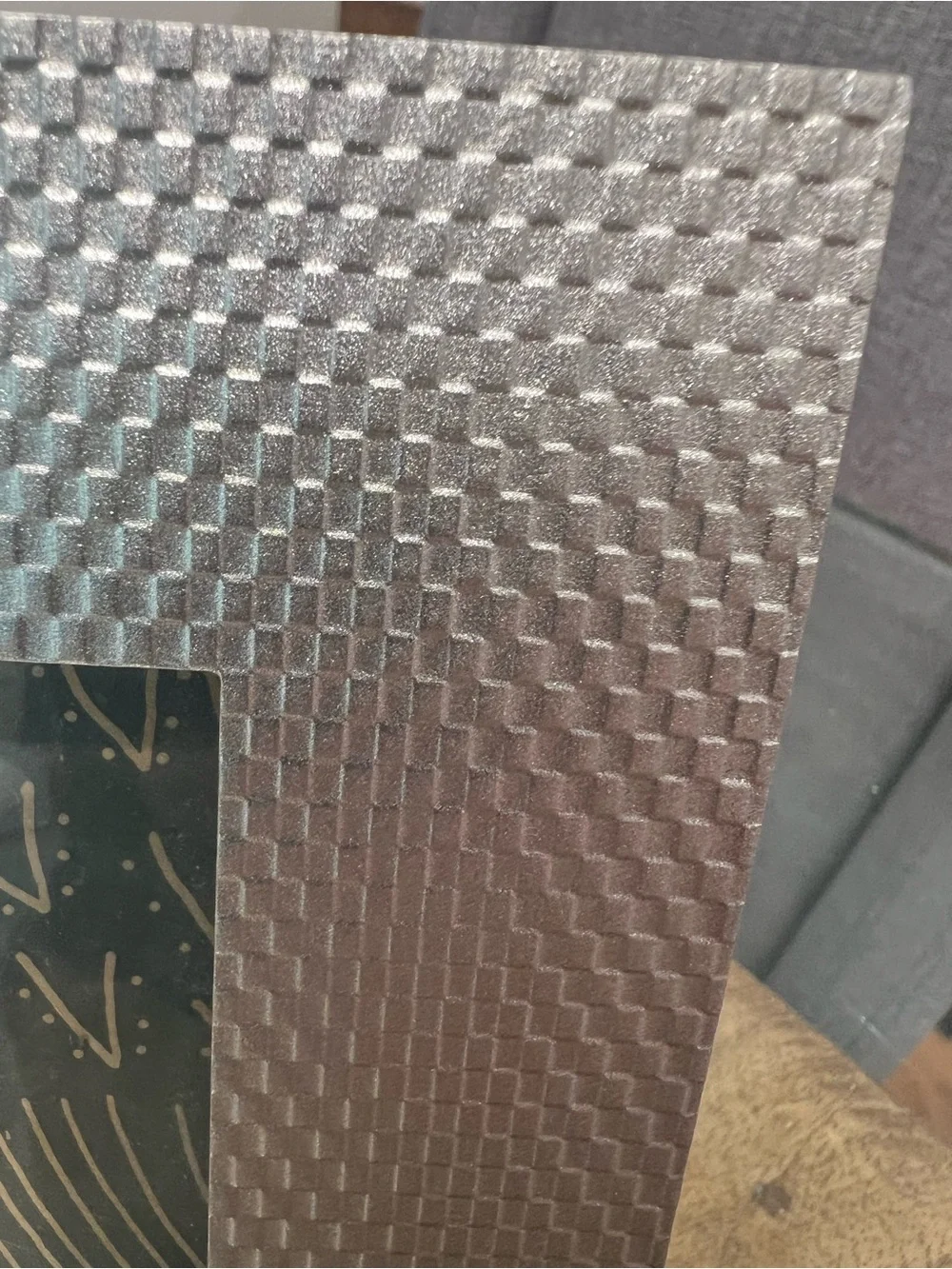 Milano silver textured
